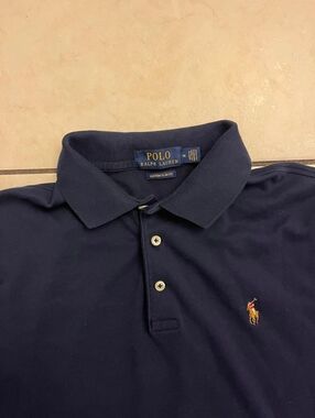 Polo by Ralph Lauren Navy Short-Sleeve Polo with Embroidered Pony